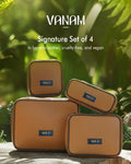 Tan Signature Set Of 4
