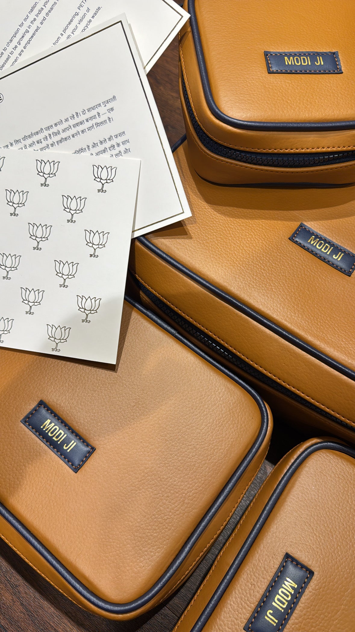 Tan Signature Set Of 4