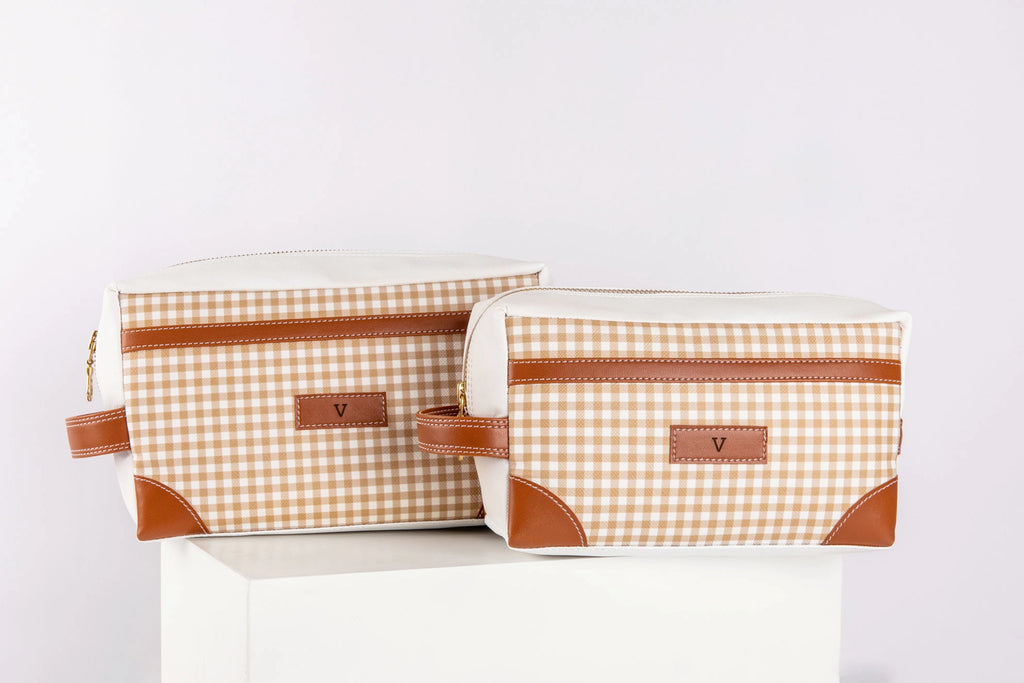 Pattern Of Joy Brown Box Pouch – Set of 2