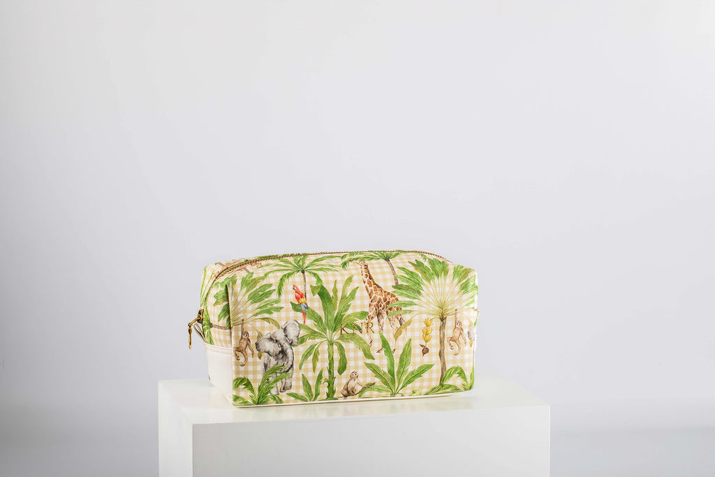 Endless Safari Rectangular Toiletry Pouches – Set Of 2