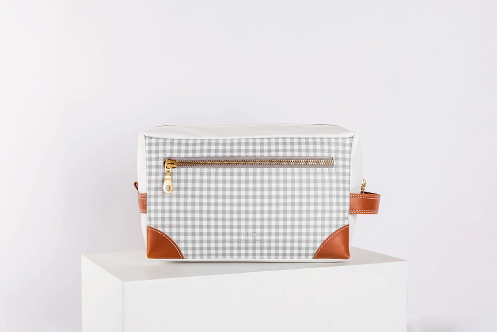Pattern Of Joy Grey Box Pouch – Set of 2