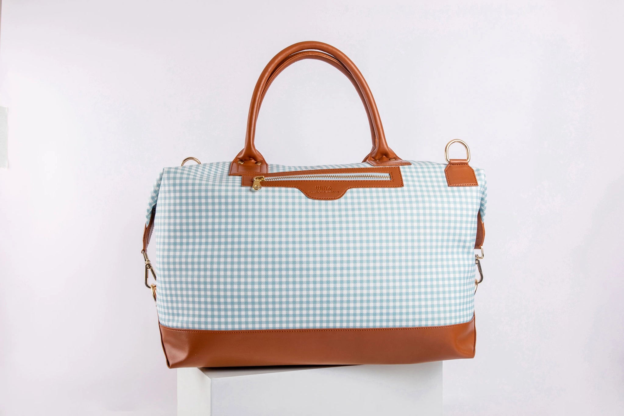 Pattern Of Joy Blue Duffle bag