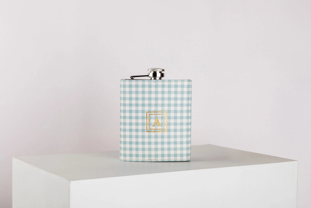 Pattern Of Joy – Blue Hip Flask