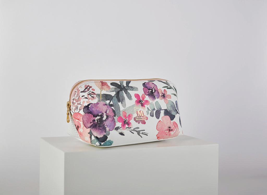 Gardenia Wide Base Makeup Pouch