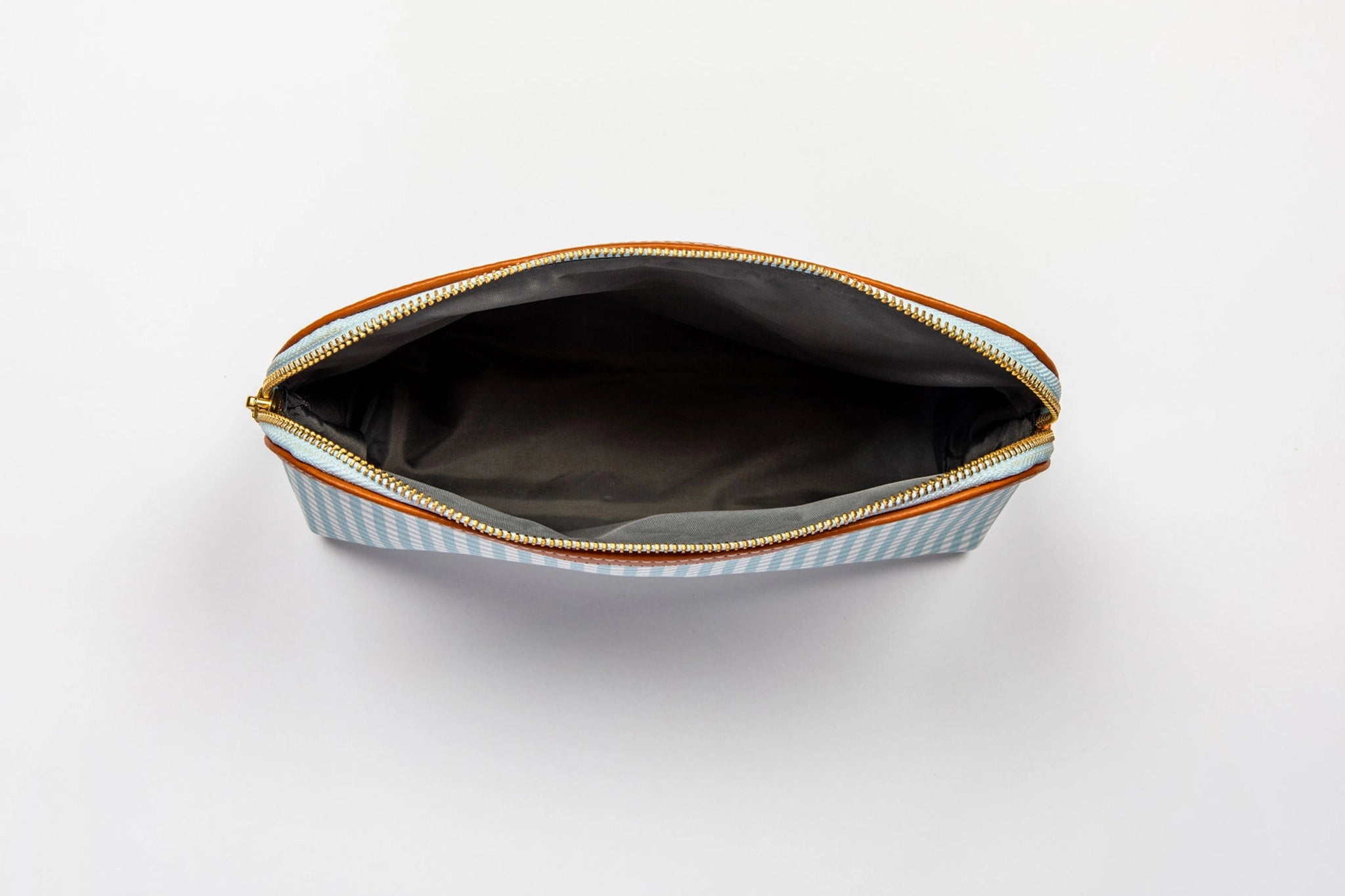 Pattern Of Joy Blue MakeUp Wide Base Pouches – Set Of 2