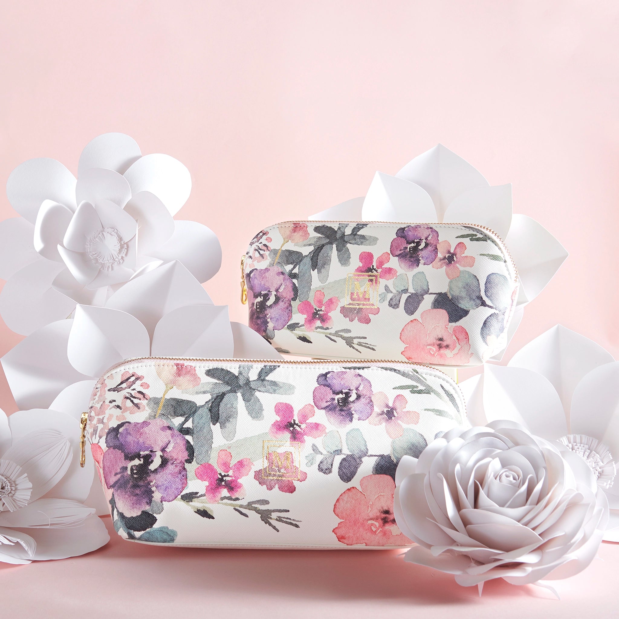 Gardenia Wide Base Makeup Pouch