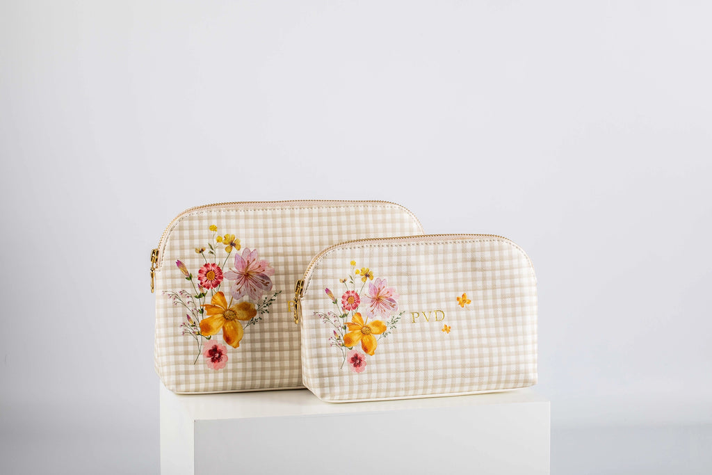Pressed In Time Oval All Purpose Pouches – Set Of 2