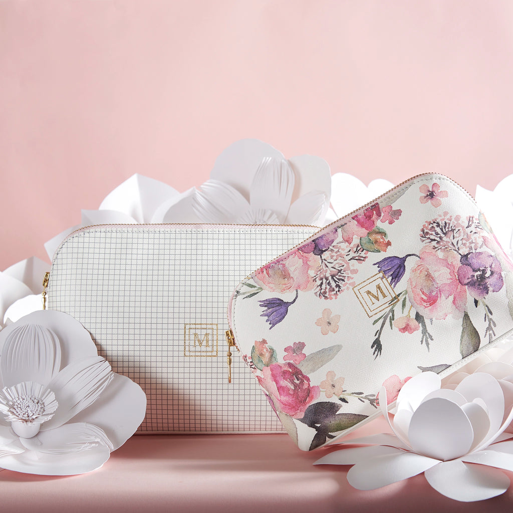 Gardenia Oval All Purpose Pouches – Set Of 2