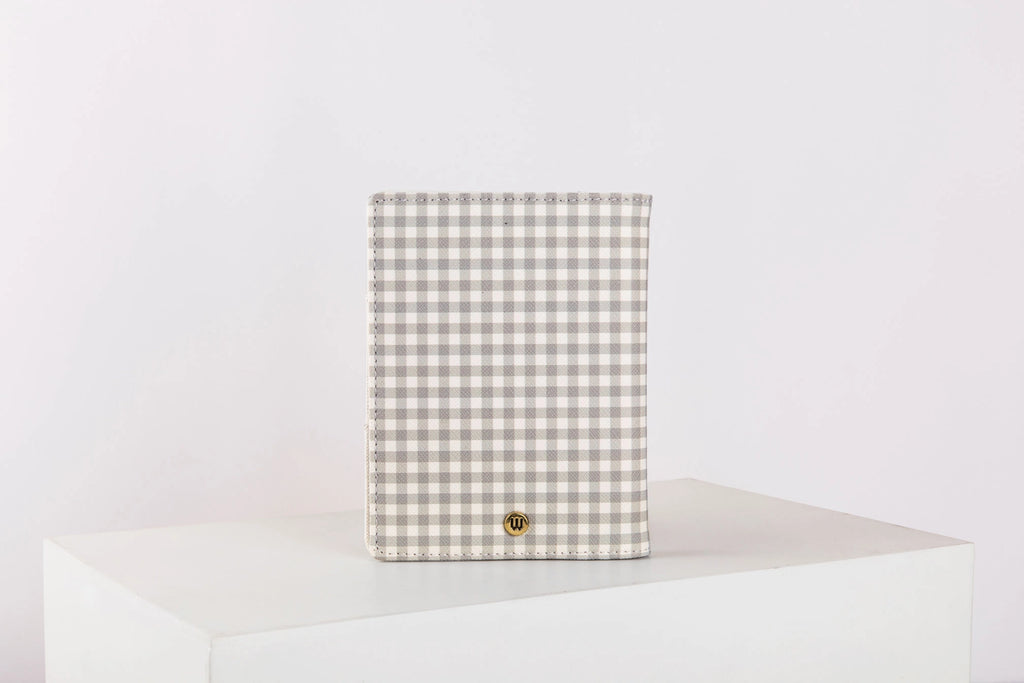 Pattern Of Joy Grey Passport Sleeve
