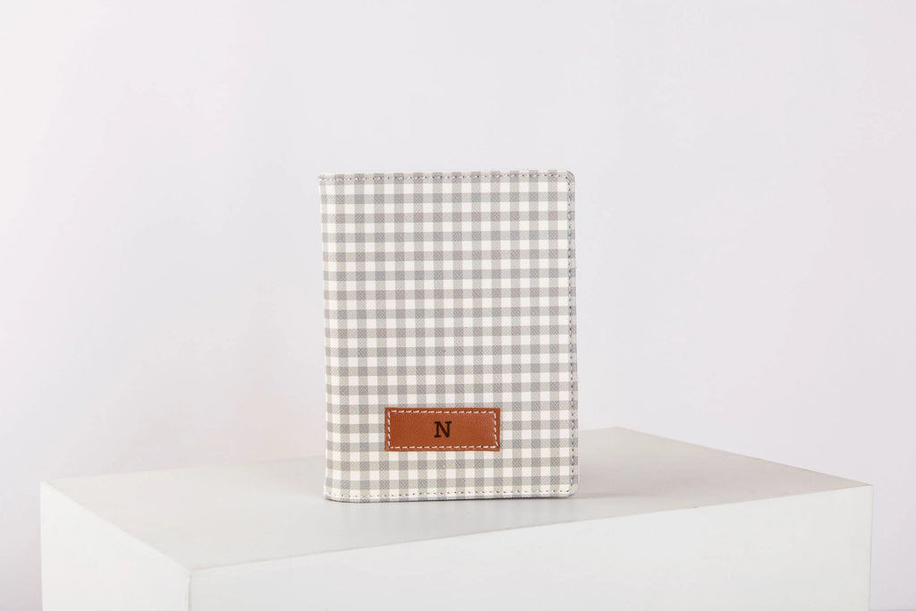 Pattern Of Joy Grey Passport Sleeve