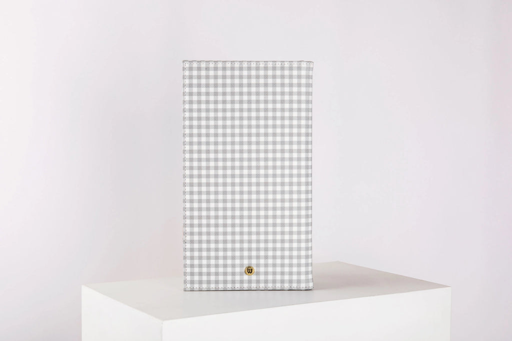 Pattern Of Joy Grey Passport Organizer