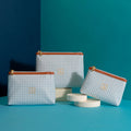 Pattern Of Joy Blue Chex Daily Trio