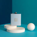 Pattern Of Joy – Blue Hip Flask