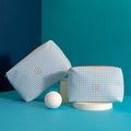 Pattern Of Joy Blue Soft Pouches Set Of 2