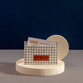 Pattern Of Joy Grey Card Holder