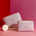 Pattern Of Joy Pink Soft Pouches – Set Of 2