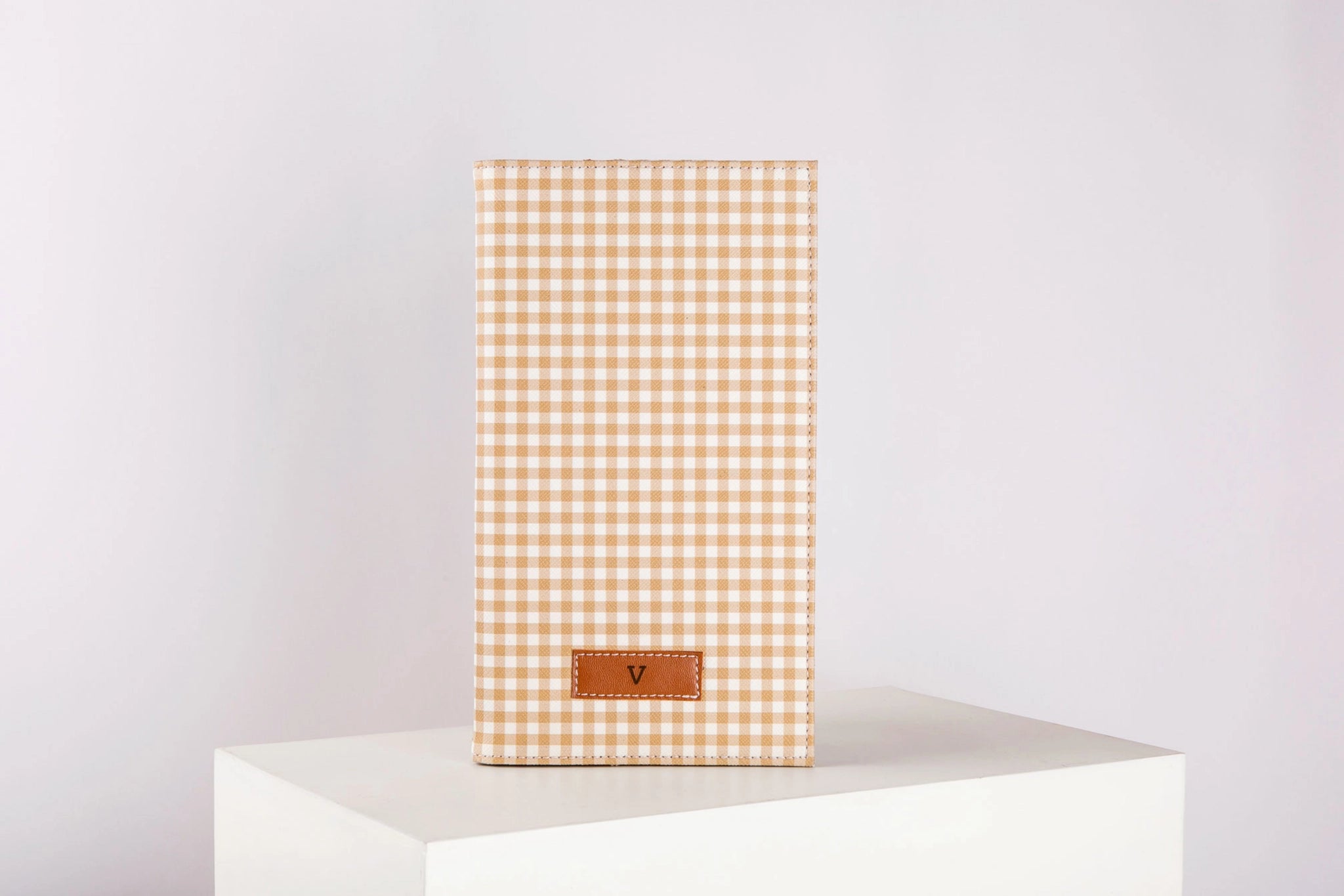 Pattern Of Joy Brown Passport Organizer