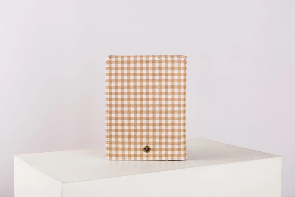 Pattern Of Joy Brown Passport Sleeve