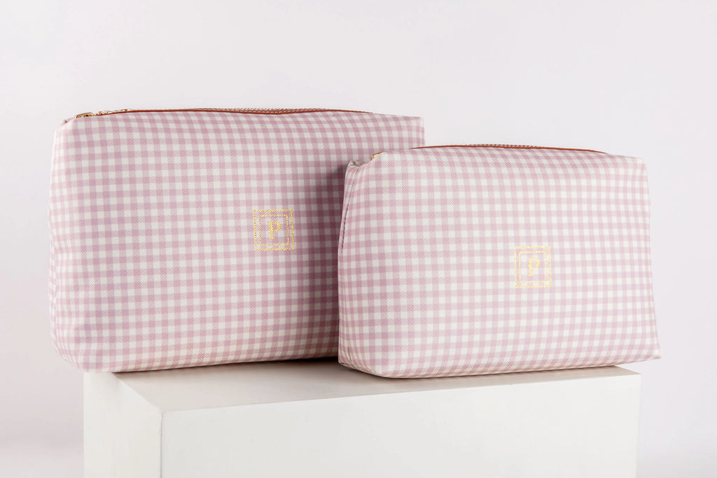 Pattern Of Joy Pink Soft Pouches – Set Of 2