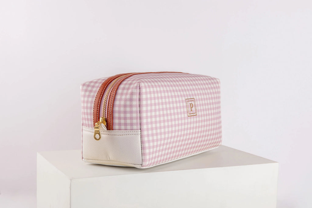 Pattern Of Joy Pink Rectangular Toiletry Pouches – Set Of 2