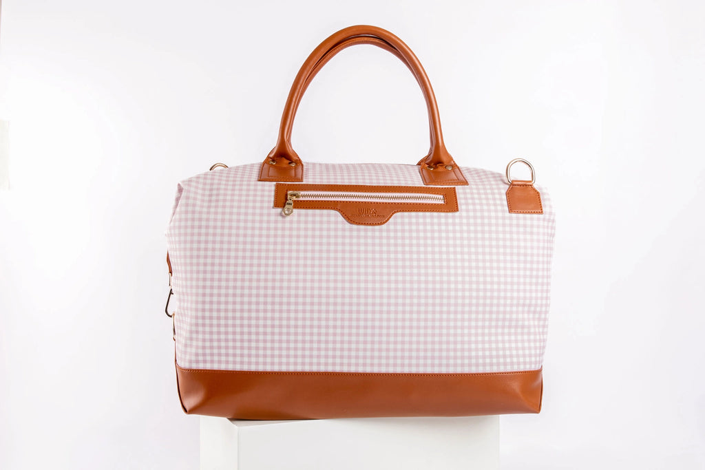 Pattern Of Joy Pink Duffle Bag