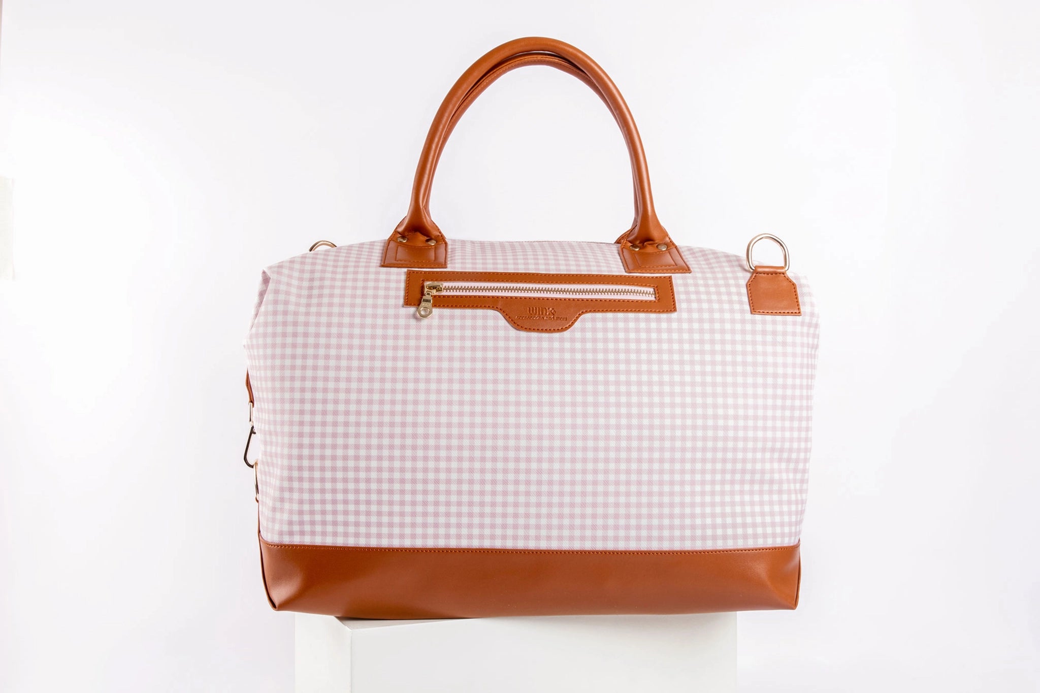 Pattern Of Joy Pink Duffle Bag