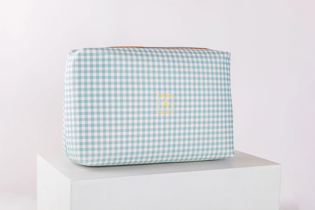 Pattern Of Joy Blue Soft Pouches Set Of 2