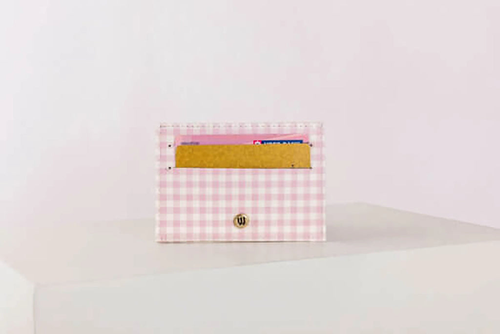 Pattern Of Joy Pink Card Holder